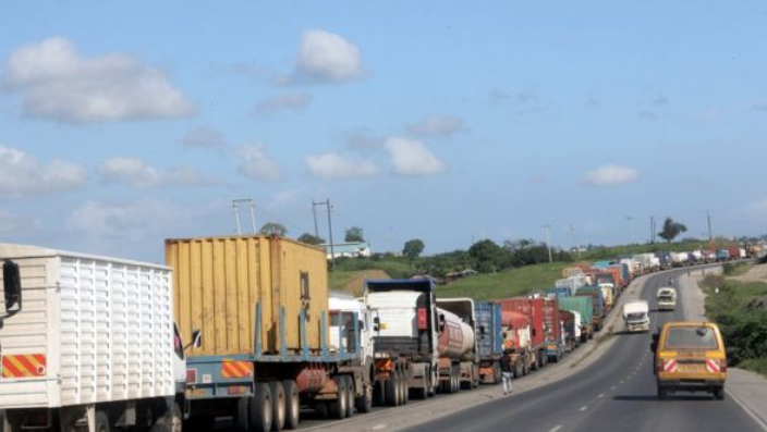 The current Nairobi-Mombasa Highway.